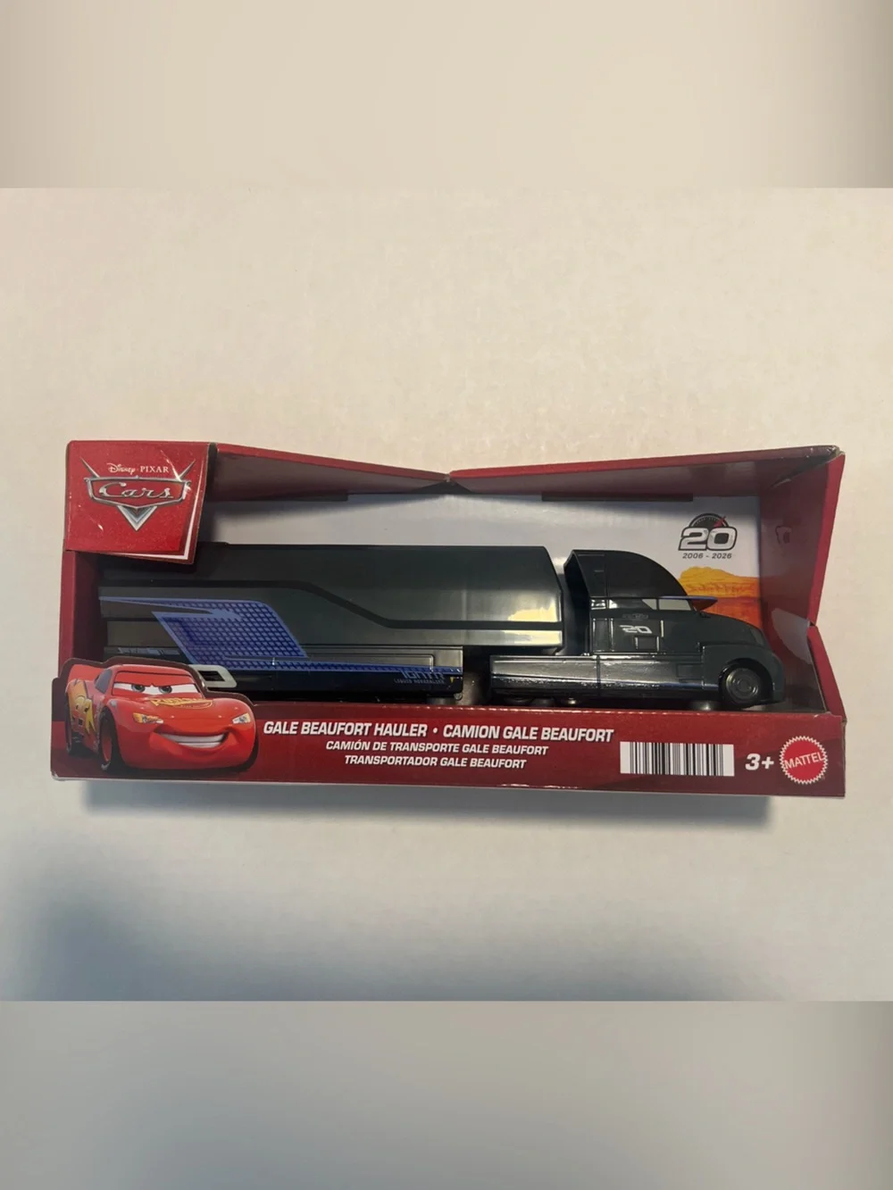 Mattel Black & Blue Gale Beaufort Hauler Truck Toy